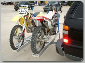 Double Aluminum Motorcycle Carrier - Click Image to Close