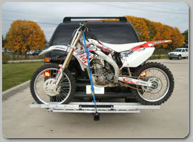 Single Aluminum Motorcycle Carrier - Click Image to Close