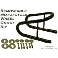 Removeable Motorcycle Wheel Chock Kit